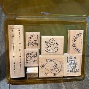 2000 Brides & Babies Stampin Up 8 stamp set